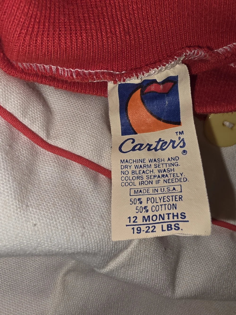 Carters Vintage Lot Of Size 12 Month Clothes